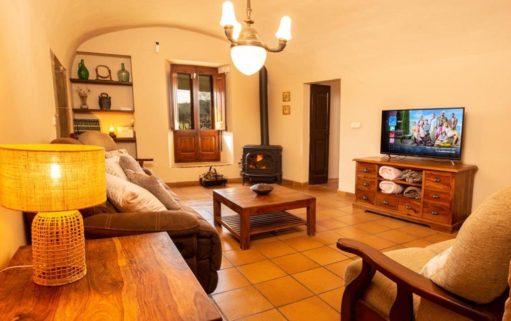 Casa Rural En Rupia Con Piscina Eksteriør billede